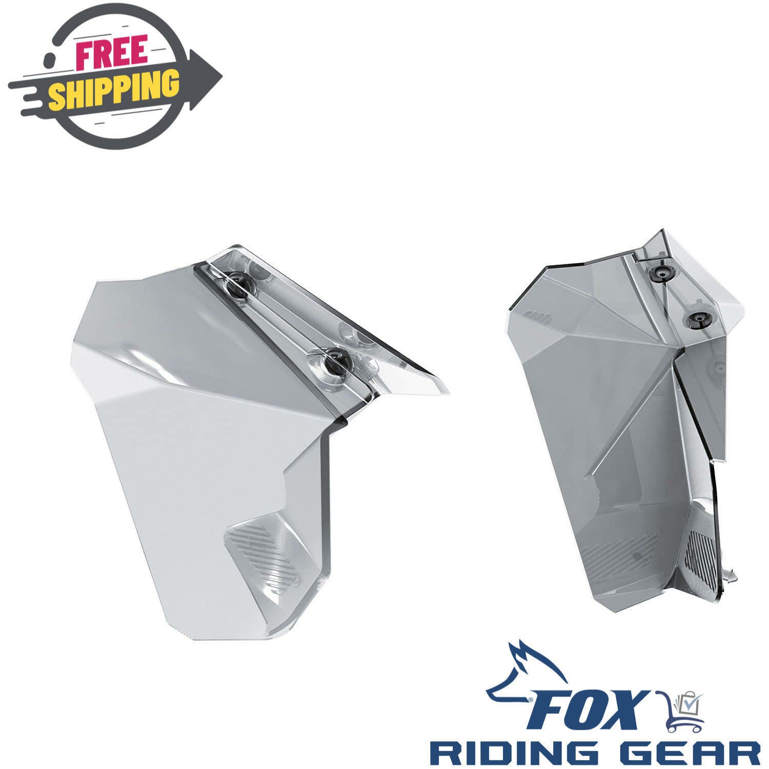 Ski-Doo Windshield Side Deflector Kit 860200912 REV-XM REV-XS - Open Box