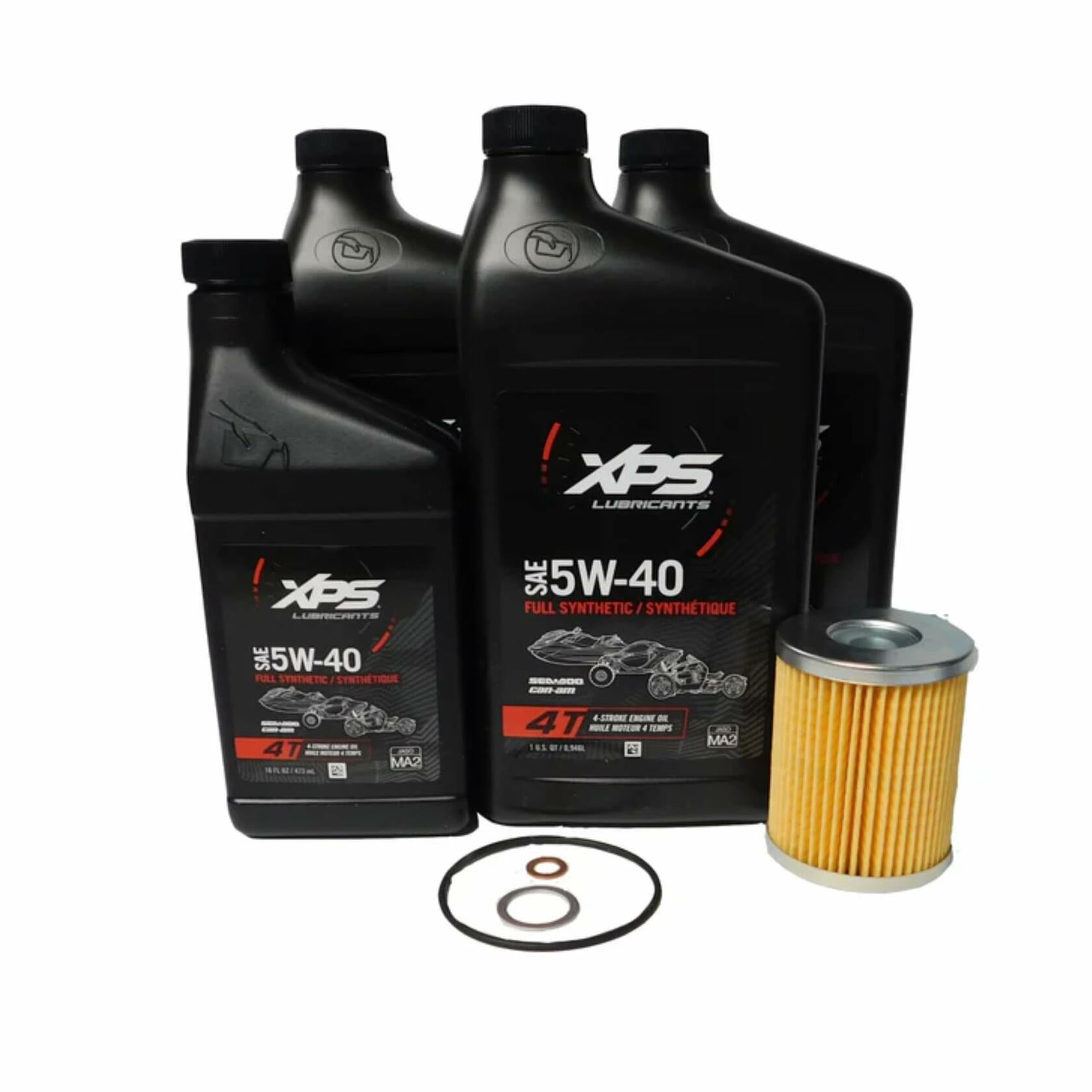 BRP 9779491 Ryker 4T 5W-40 Full Synthetic Oil Change Kit Rotax 900cc