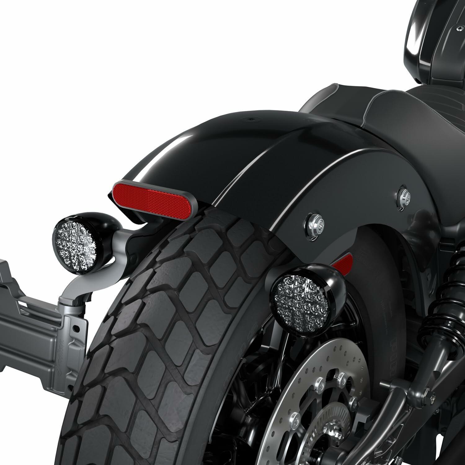 Indian Motorcycle Scout Smoked Turn Signals - 2890297-266