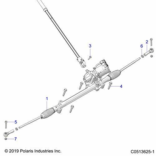 Polaris Slingshot Outer Tie Rod, for Specific Models, Genuine OEM - Part 7061263