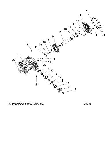 Polaris Slingshot Crush Sleeve, Genuine OEM Part 5138157, Qty 1