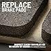 Polaris Sintered Rear or Front Brake Pads Set for Specific RZR 570, 800, Sportsman 570, 450, Scrambler 500 4x4, ACE 500, Trail Boss 330, Outlaw 525 Models and More, OEM Part, Includes 4 Pads - 2202412