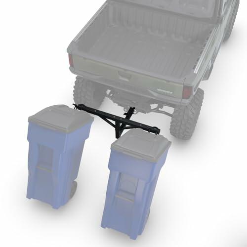 Polaris Trash Can Hitch and Hauler for Ranger and Xpedition, Quick Attach, Hardware Included, Easy Tow - 2889876