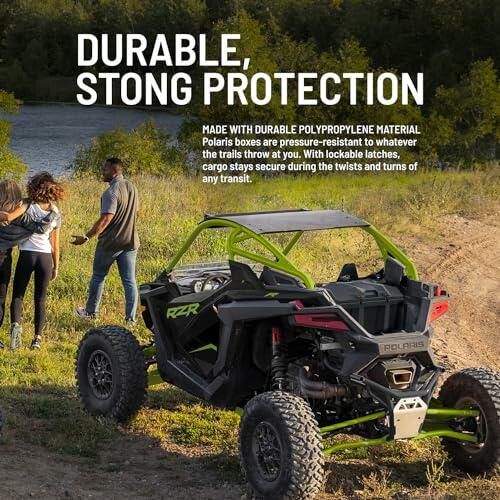 Polaris RZR Lock & Ride 23 Quart Rear Cooler Box  48-Hour Ice Retention Insulated UTV Cooler  Fits RZR Pro R, Pro XP, Pro XP 4, Turbo R Models and More  Locking Lid  OEM Part #2889740