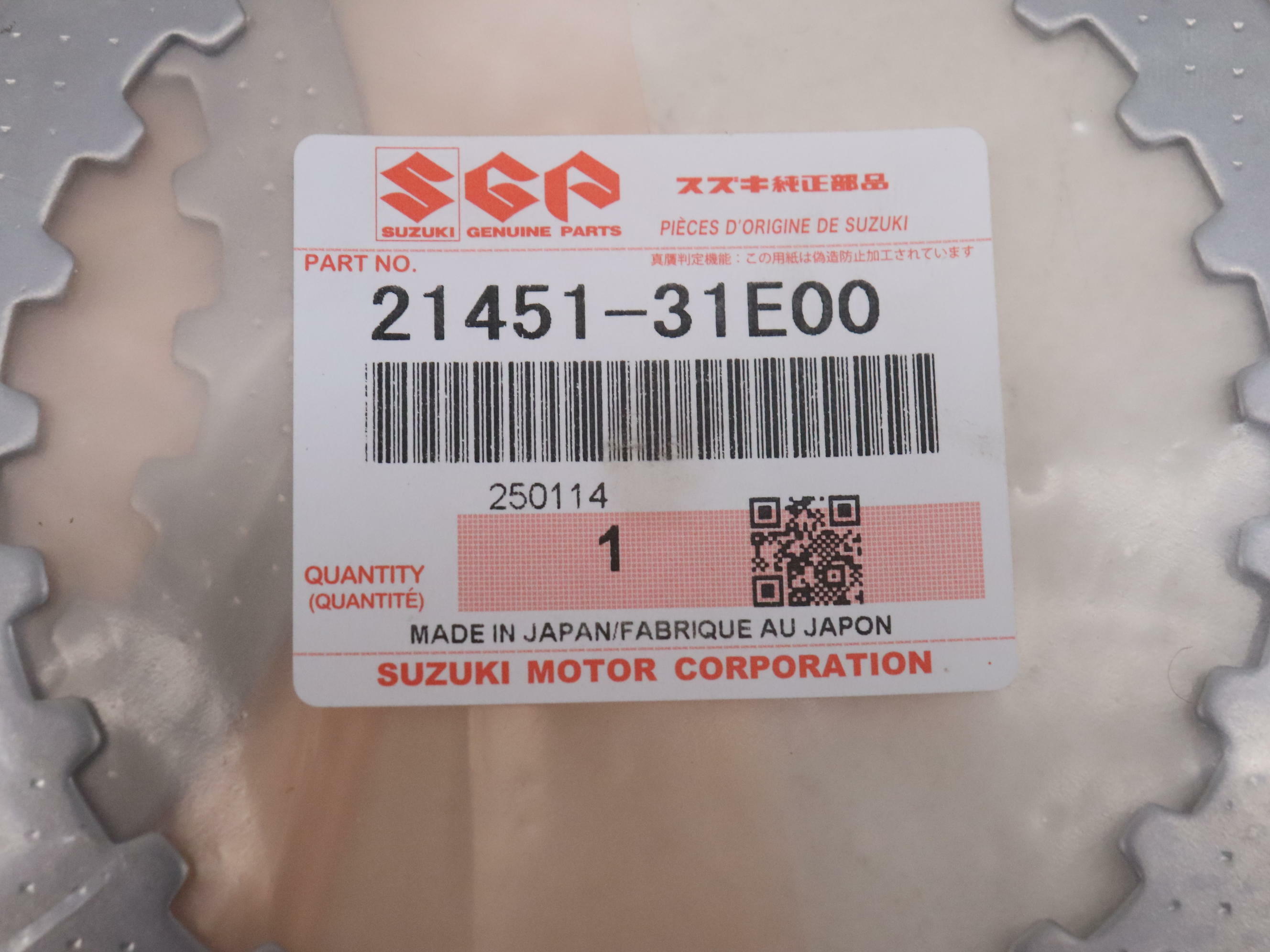 OEM Suzuki Clutch Plate Spring Kit 21400-31830 GSXS 750 17-22 - OPEN BOX