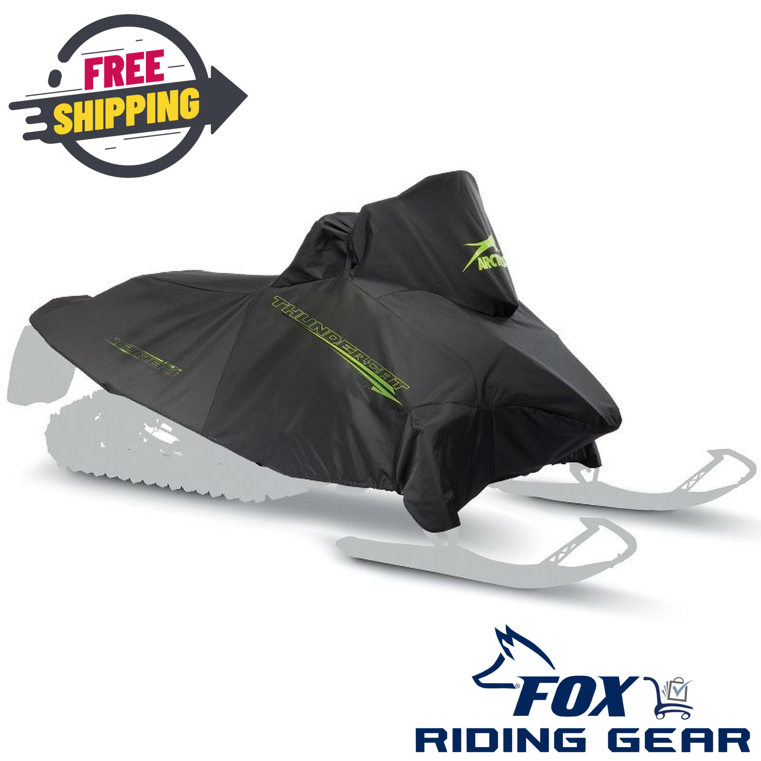 OEM Arctic Cat Premium Outdoor Cover Black/Green Thundercat 8639-157 - OPEN BOX