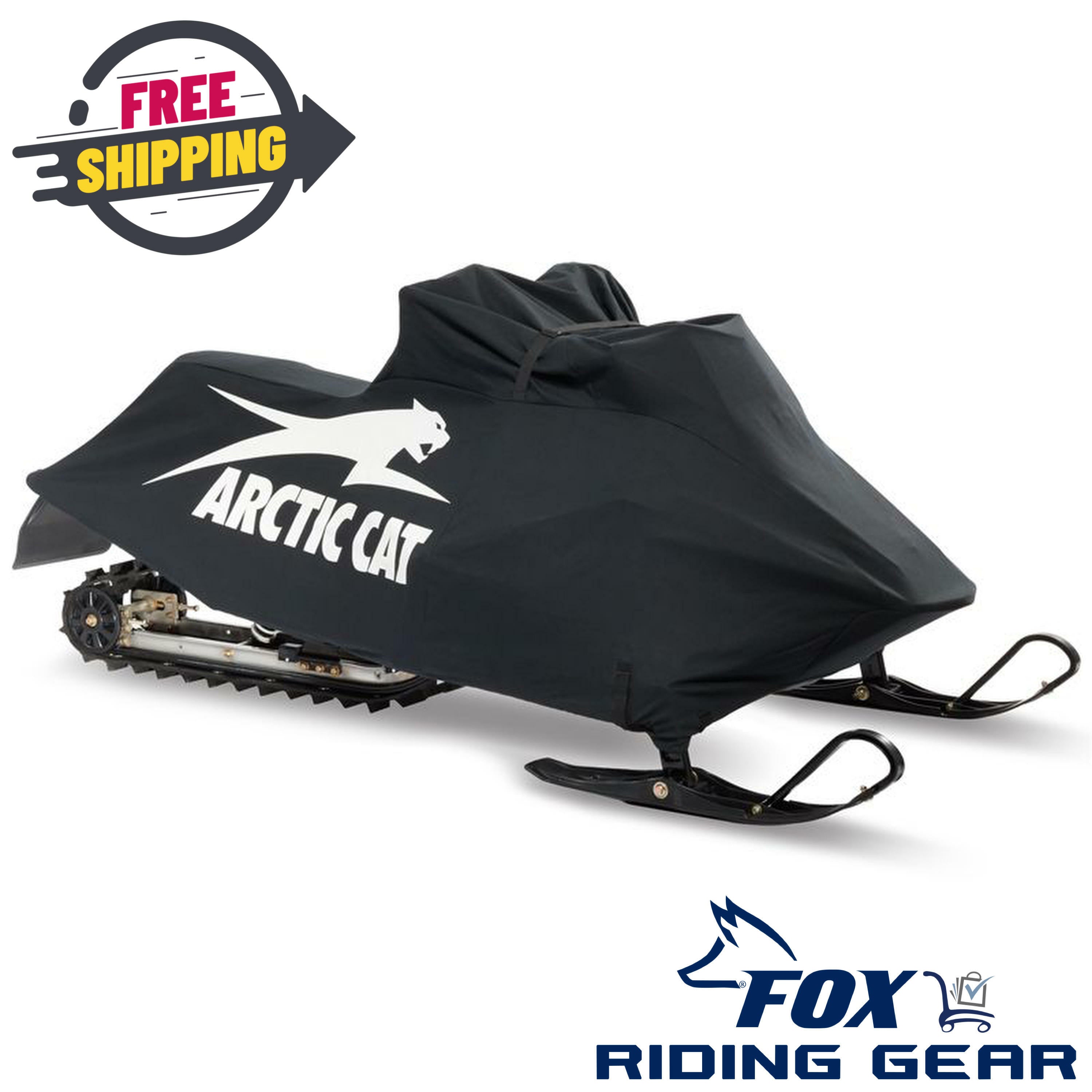 OEM Arctic Cat Canvas Cover Black/White 2018-2027 ZR 200 8639-011 - OPEN BOX