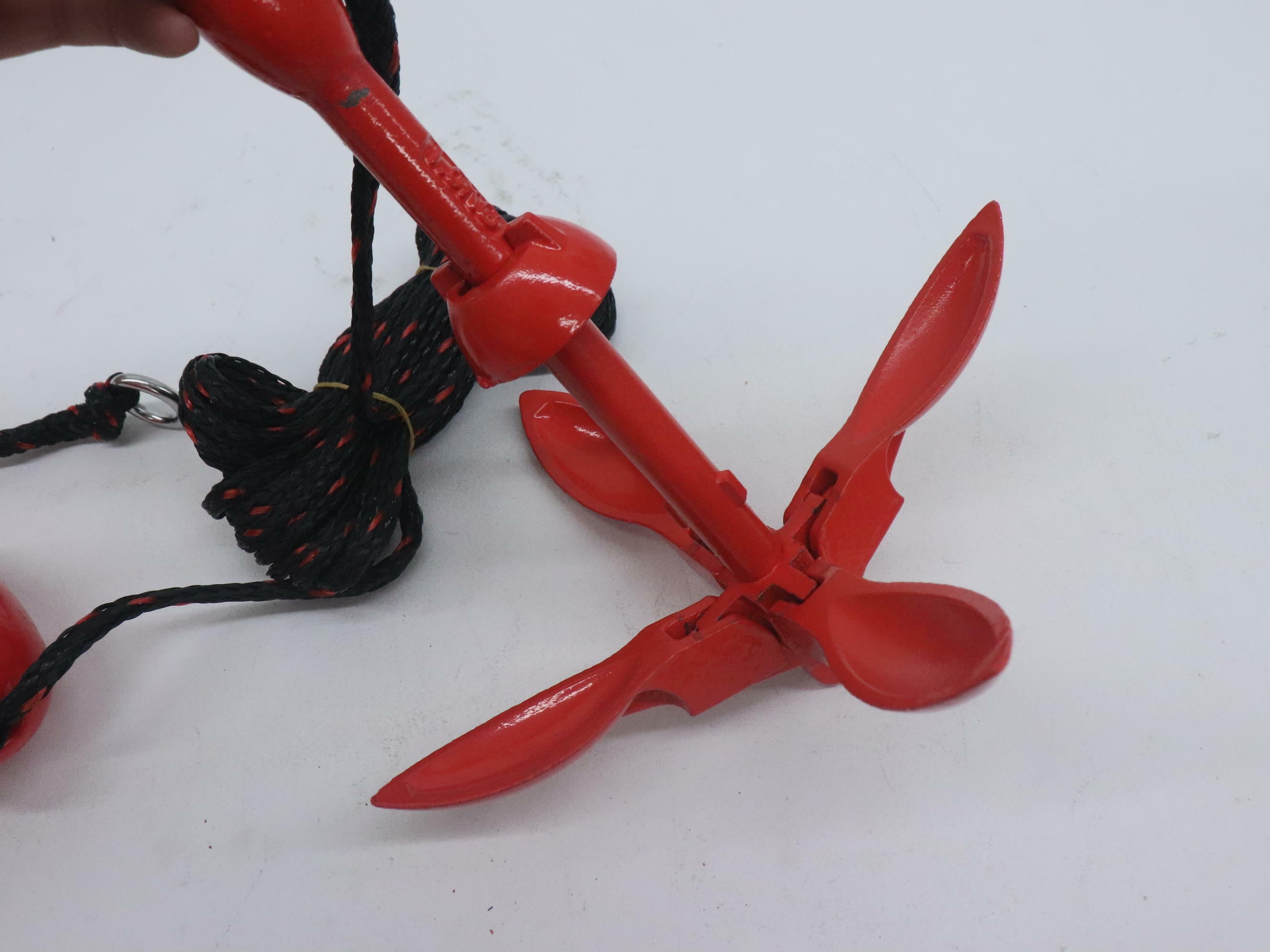 OEM Sea-Doo 3.5LB Folding Anchor w/Rope 295100750 - PWC GTX Spark GTR - OPEN BOX