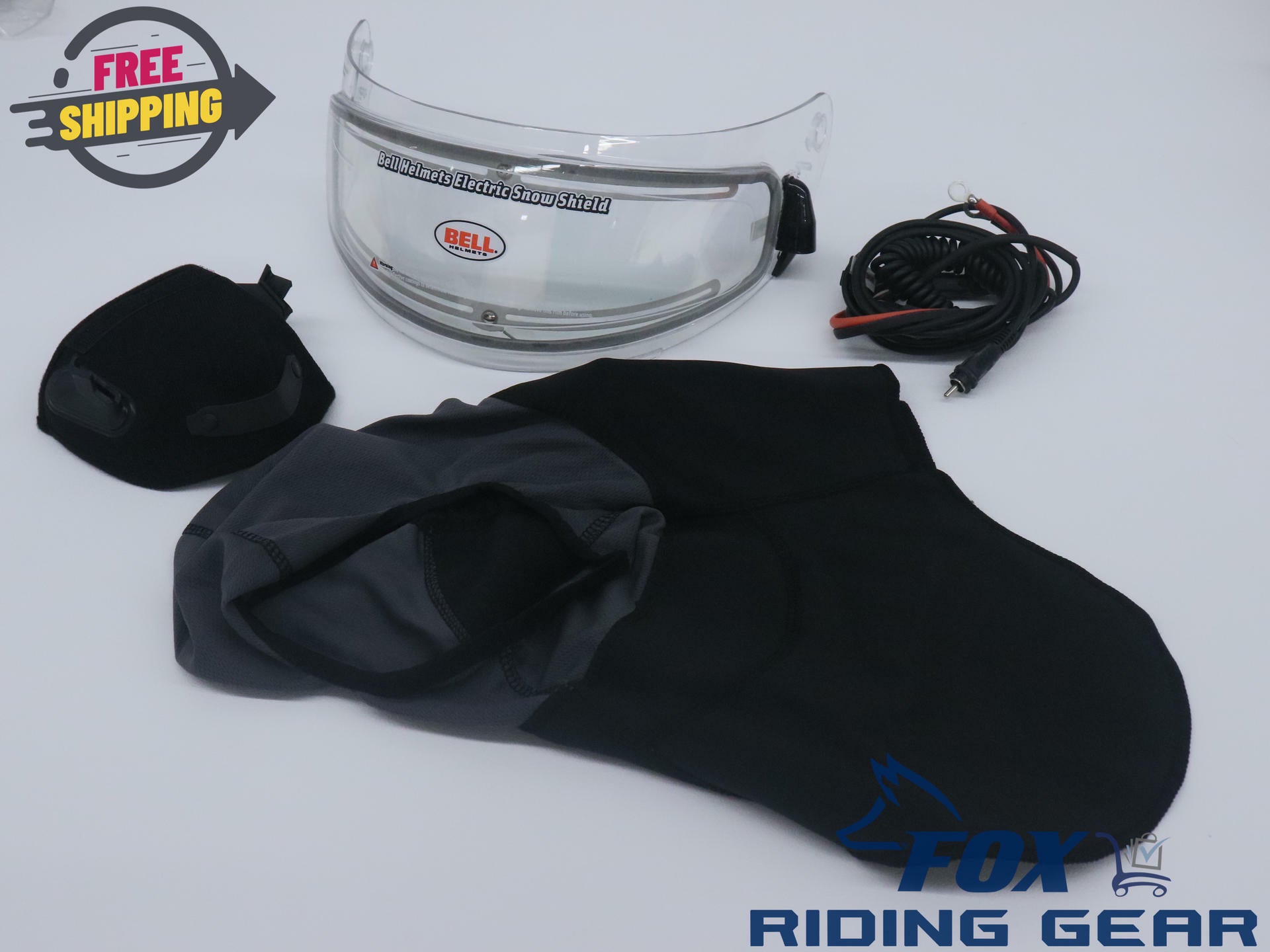 Bell RS-1 Vortex Electric Heated Face Shield Visor Snow Kit 2021951 OEM