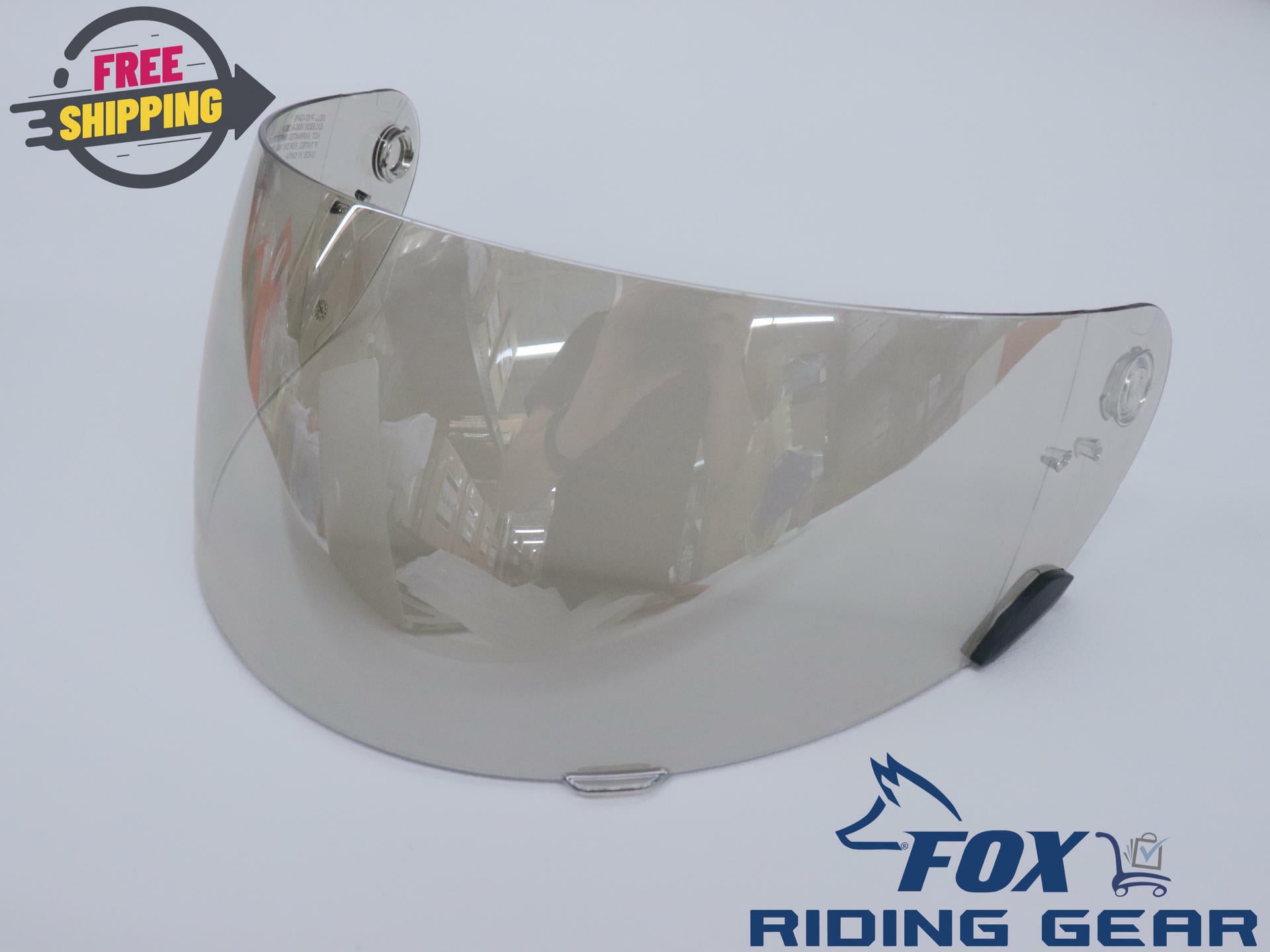 OEM Bell Face Shield Visor Light SILVER Iridium Qualifier DLX EVO RS-1 - 2010060