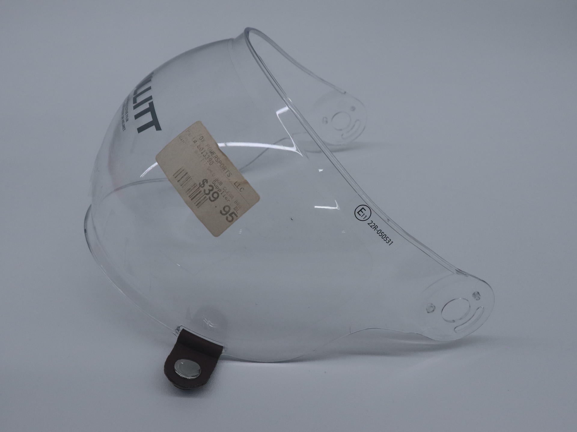 OEM Bell Face Shield Visor CLEAR Bubble w/Brown Tab - Bullitt - 8013390