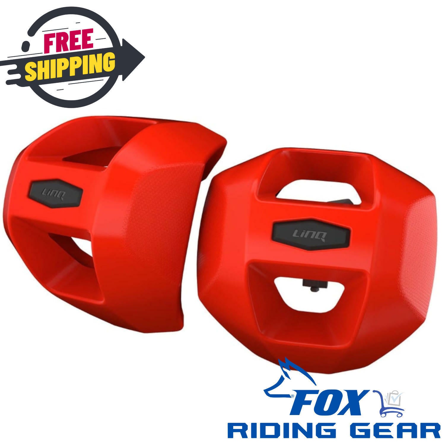 OEM Sea-Doo Snap-In Fender Set Red LinQ 295101138 Spark 2024+ - OPEN BOX