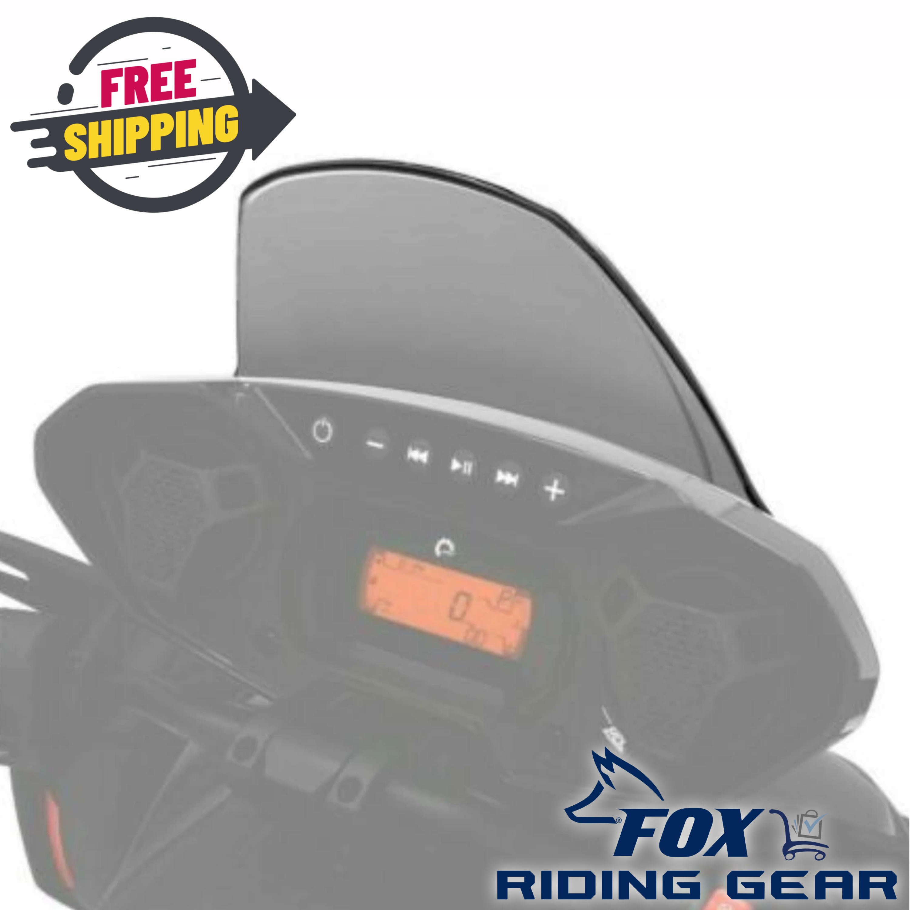 OEM Can-Am Audio System Clear Windshield 219401144 Ryker 2019-2024 - OPEN BOX