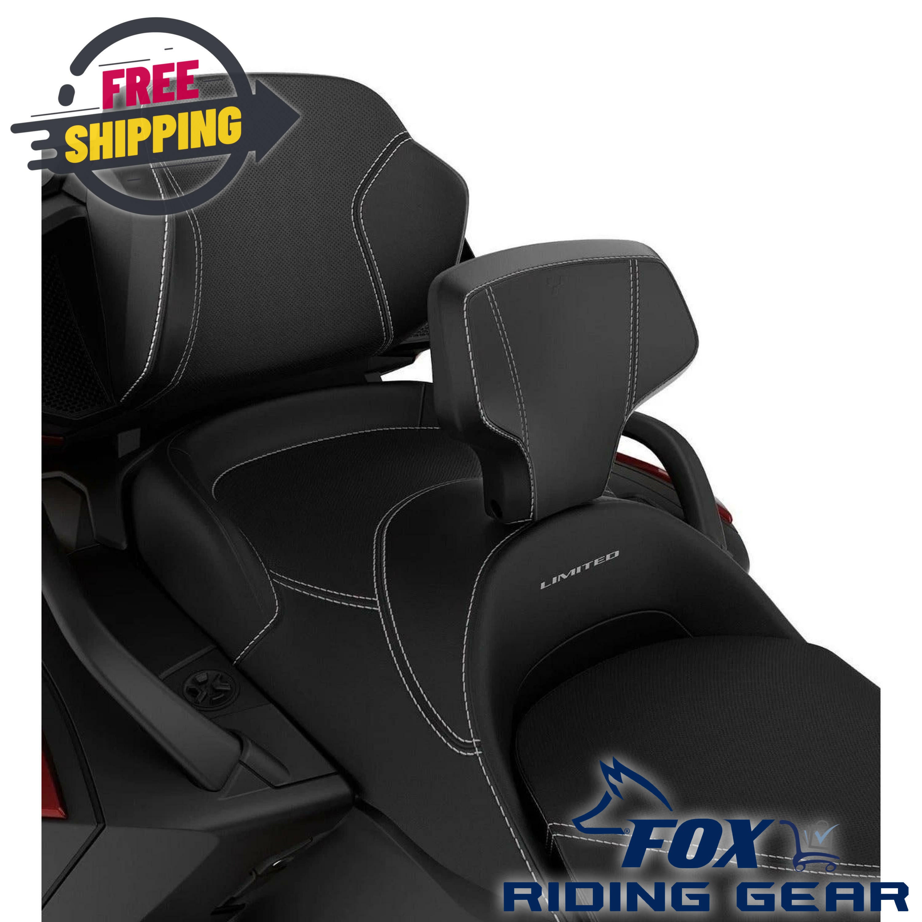 OEM Can-Am Spyder RT Black Driver Backrest Adjustable 219401285 - OPEN BOX
