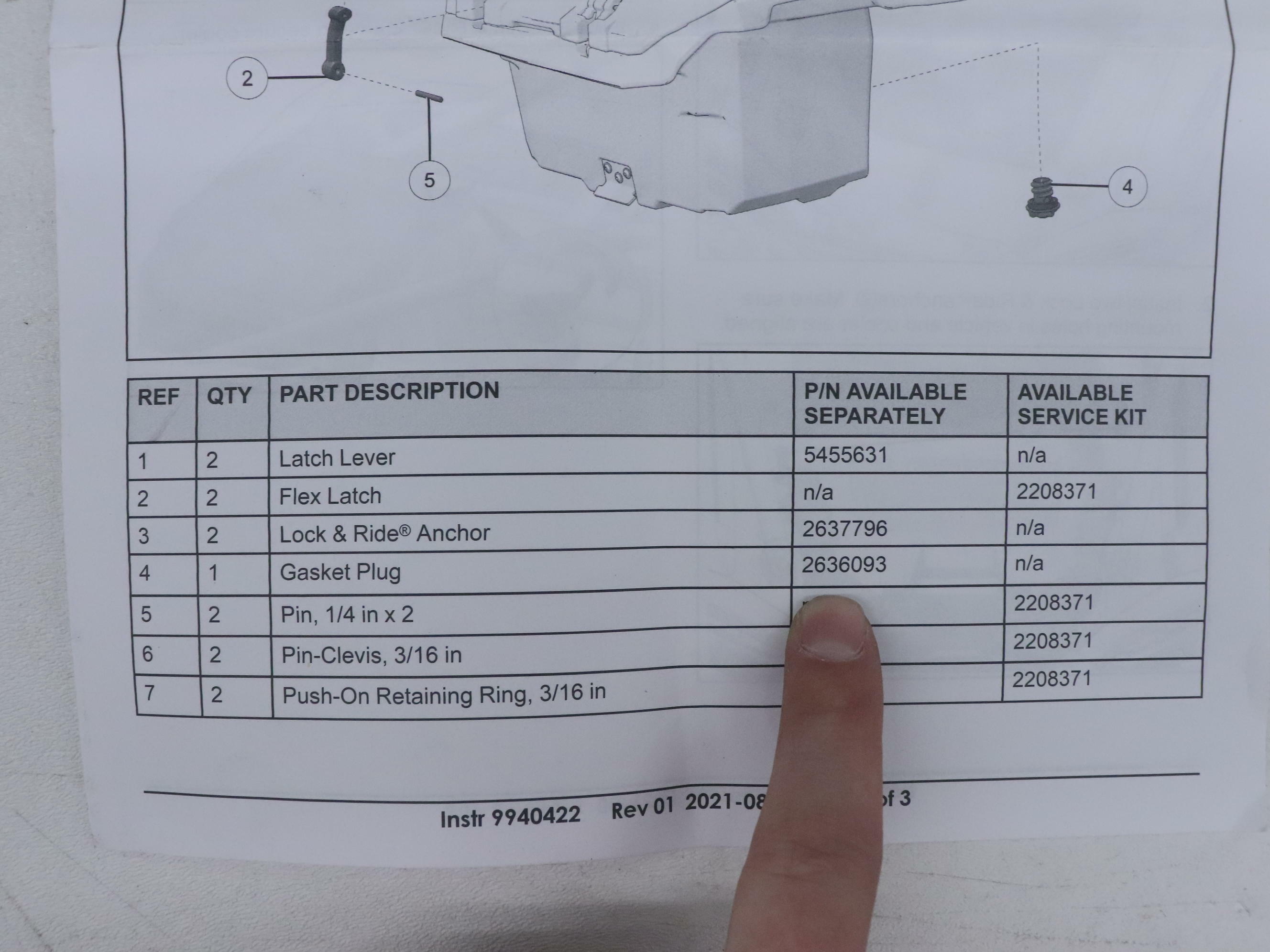 OEM Polaris 28qt Rear Cooler Box 2889612 RZR XP1000 Pro R Boost - OPEN BOX