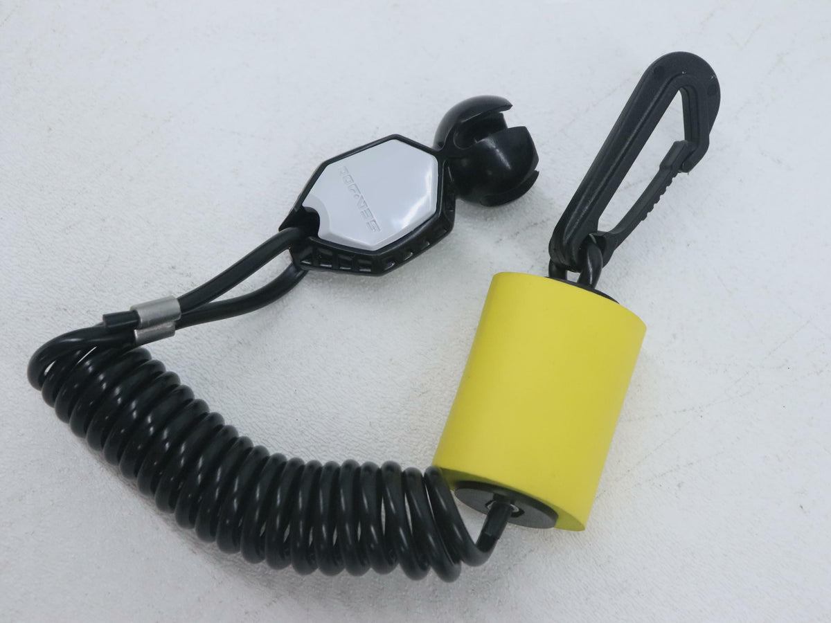 OEM Sea-Doo RF DESS Yellow Key Floating Lanyard 295100945 Spark 14-21 - OPEN BOX