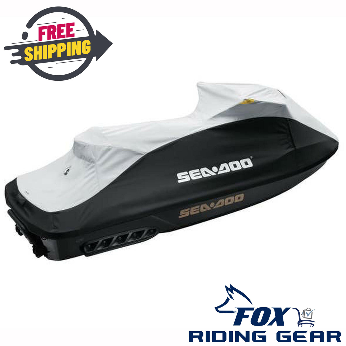 OEM Sea-Doo Trailering Cover RXP-X 300 2017-2020 - 295100721 BLK/GRY - OPEN BOX