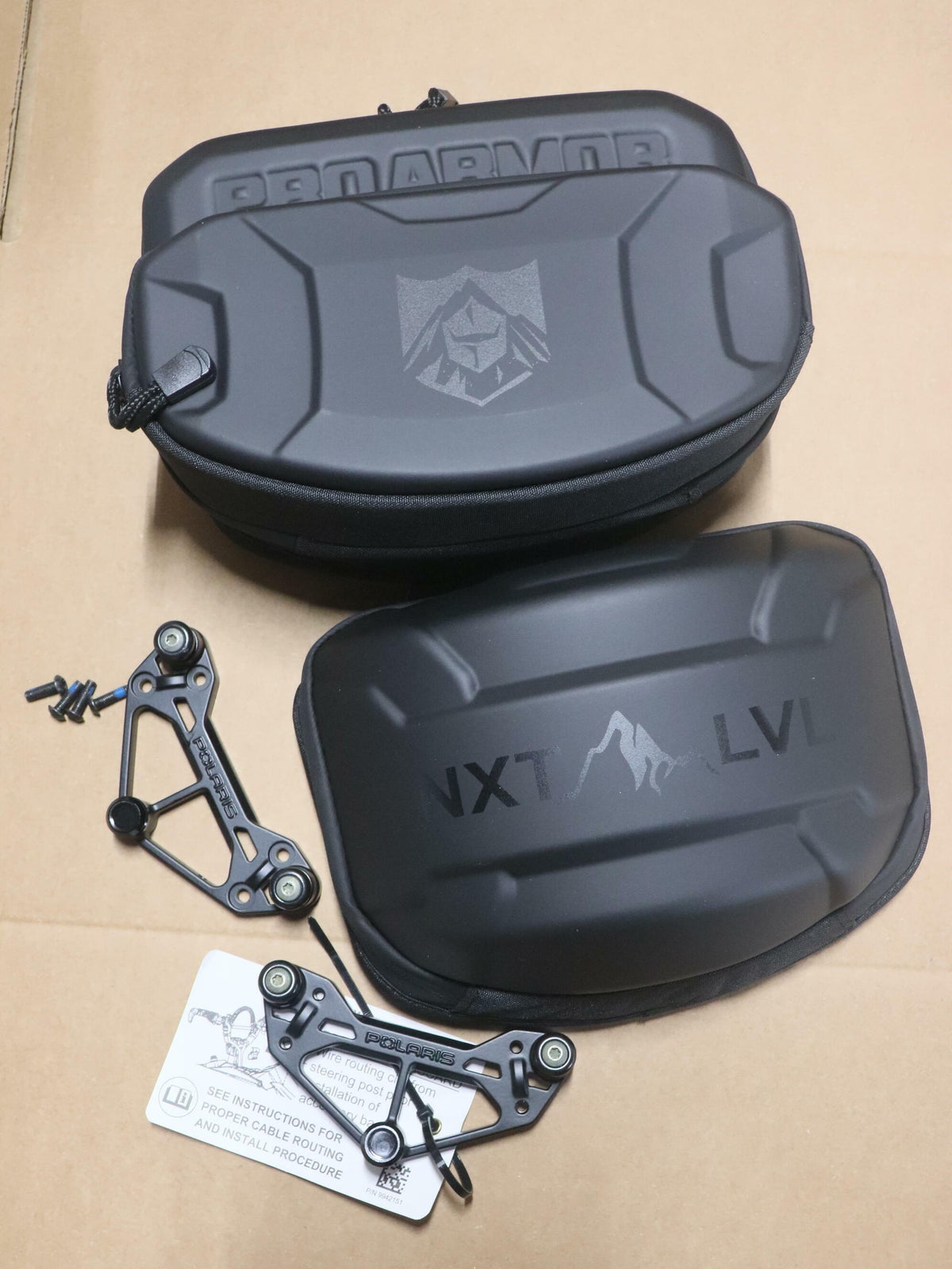 OEM Polaris Pro Armor Handlebar Bag RMK NXT LVL w/Fidlock 2891505 - OPEN BOX