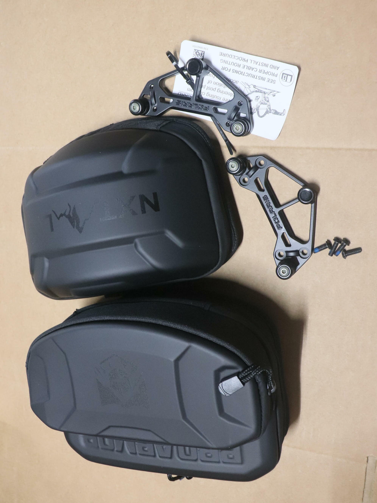 OEM Polaris Pro Armor Handlebar Bag RMK NXT LVL w/Fidlock 2891505 - OPEN BOX
