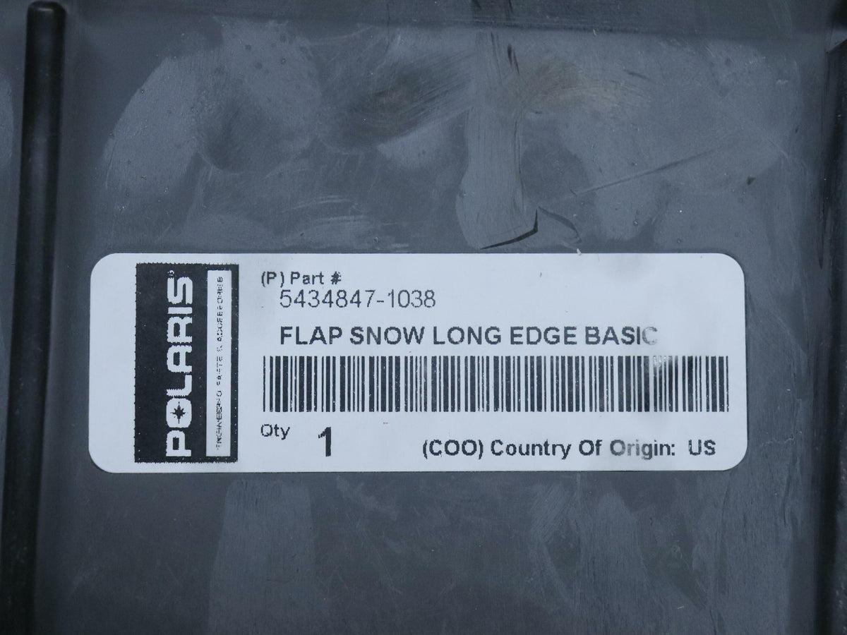 OEM Polaris Rear Snow Flap Black 5434847-1038 - XC 500 600 700 800 - OPEN BOX